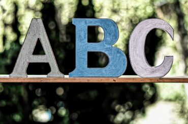 Drei ABC-Buchstaben